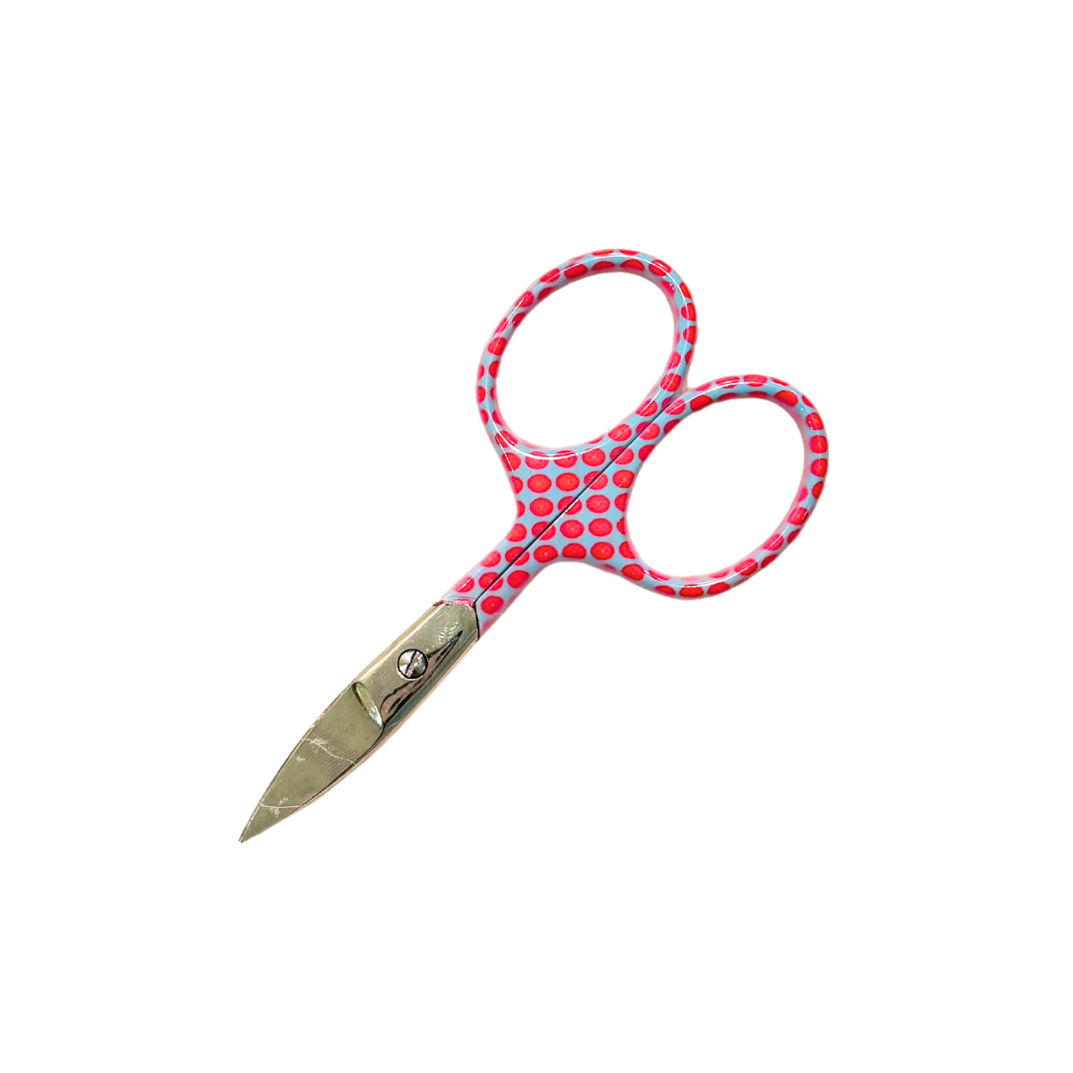 Small scissors with pink handles