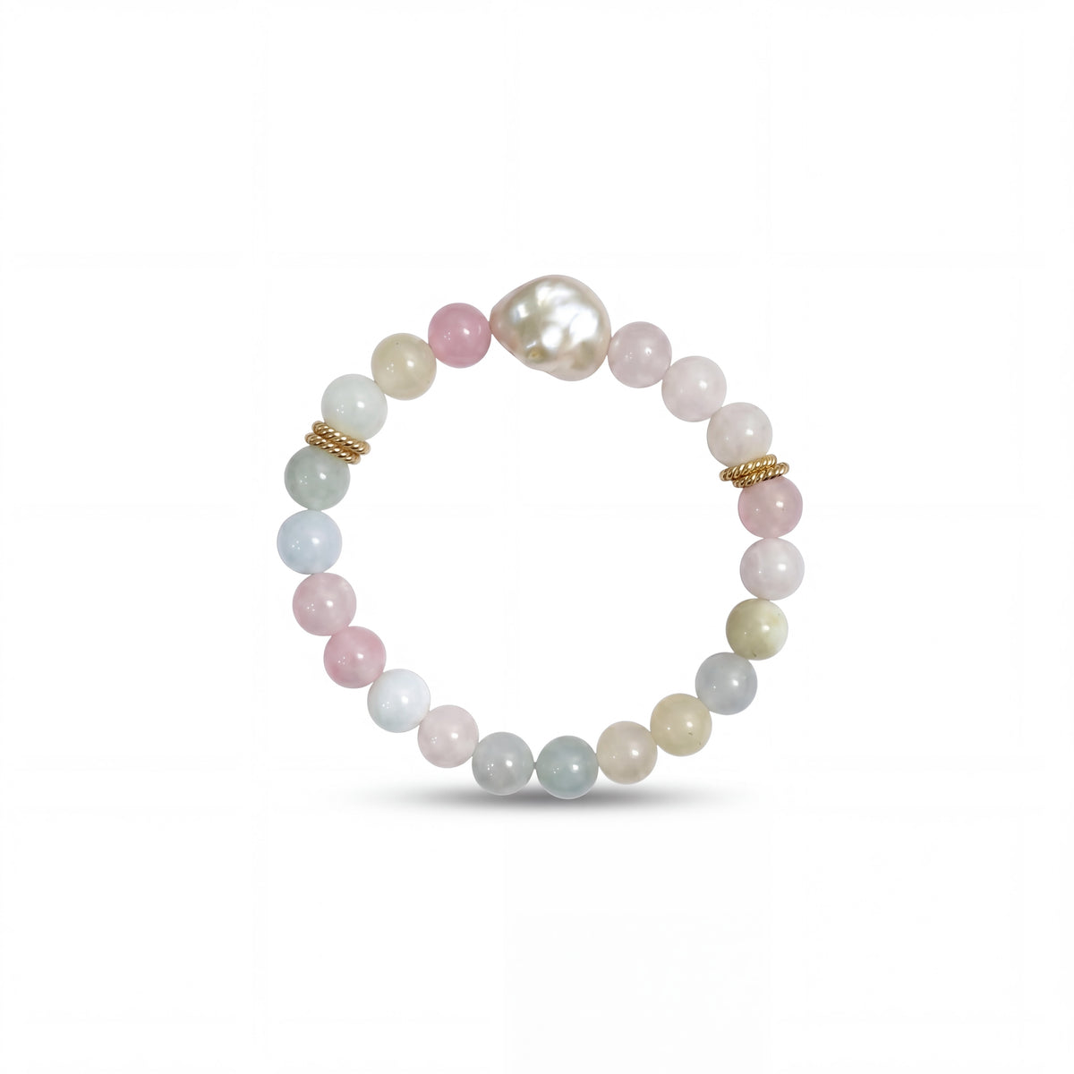 Pastel multicolor Arezzo beaded bracelet