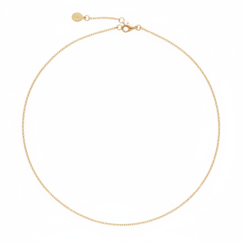 Mini Catena gold chain necklace in an 18 to 20 inch length
