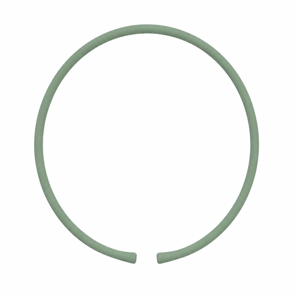 Grassland silicone necklace band with open ends