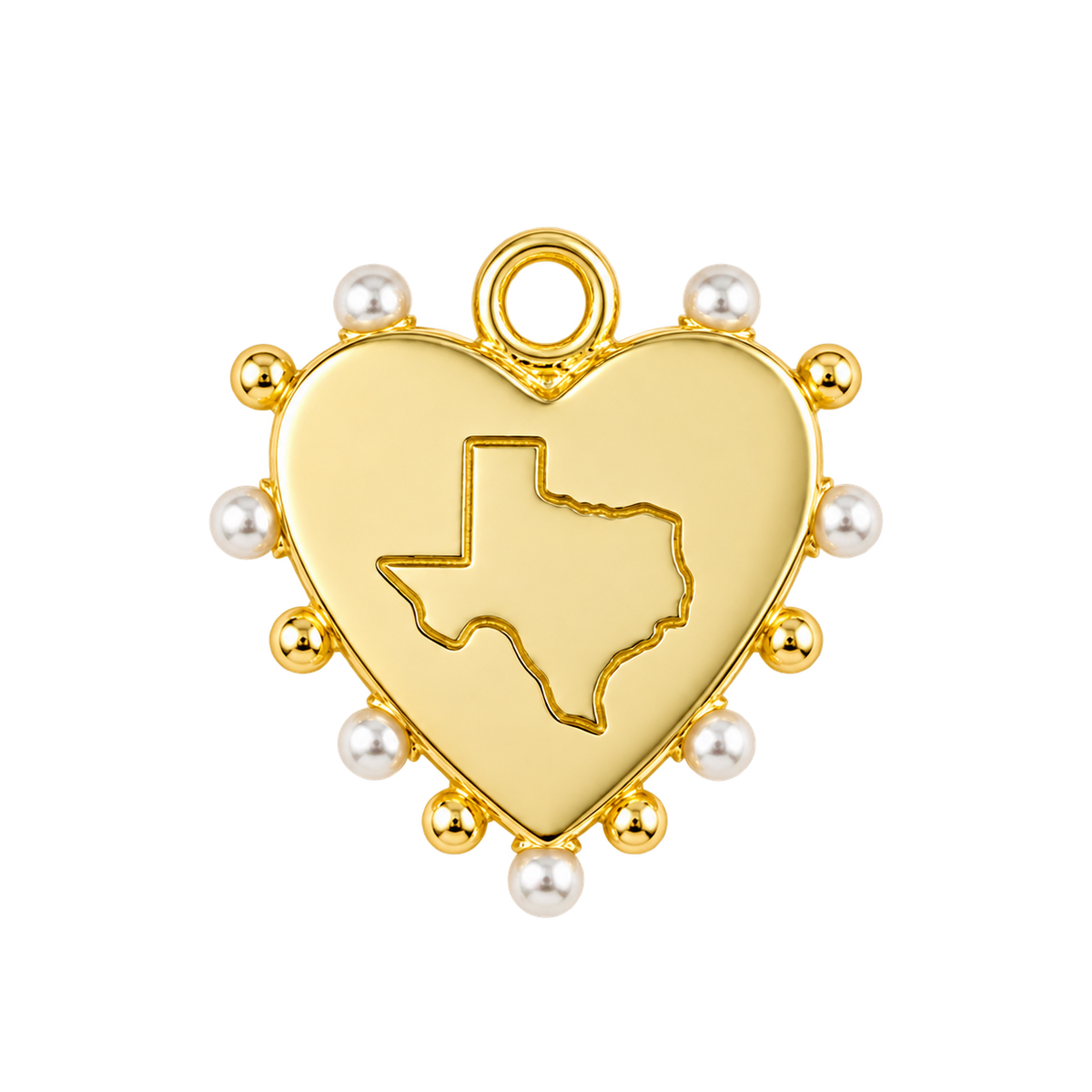 Mia Hoop Charm • Amore Texas
