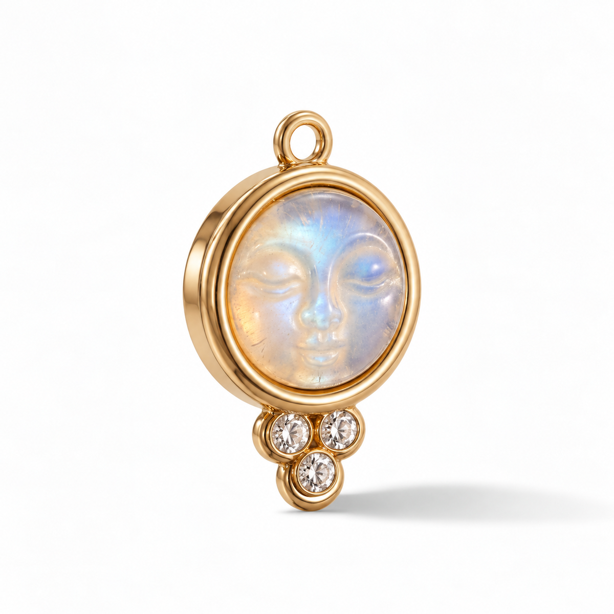 Luna Charm shown at a three-quarter angle on white.