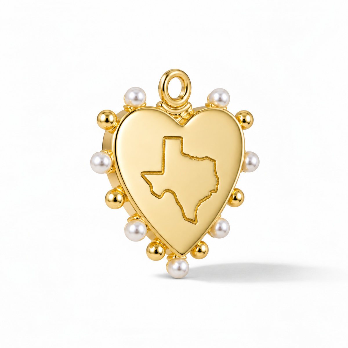 Amore Charm – Texas shown at a three-quarter angle on white.